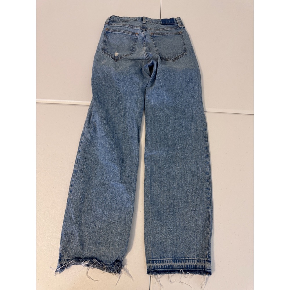 Abercrombie & Fitch The 90s Relaxed Jean High Rise Light Wash Blue Denim 29 k3 - Picture 2 of 6
